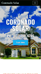 Mobile Screenshot of coronadosolar.net